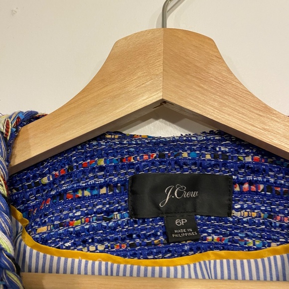 J.Crew Tweed Braided Trim Lady Jacket - Picture 6 of 8